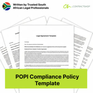 POPI Compliance Policy Template